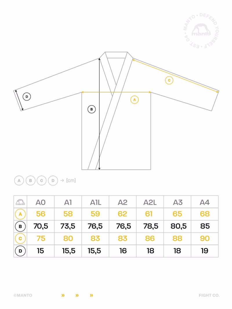 MANTO heaven BJJ GI- black